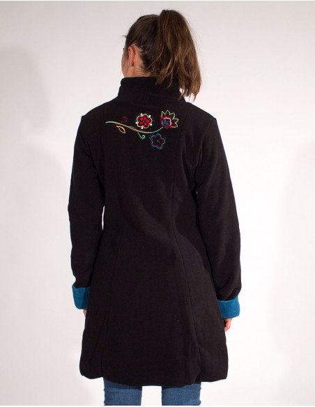 Double Fleece Polyester Knit Coat