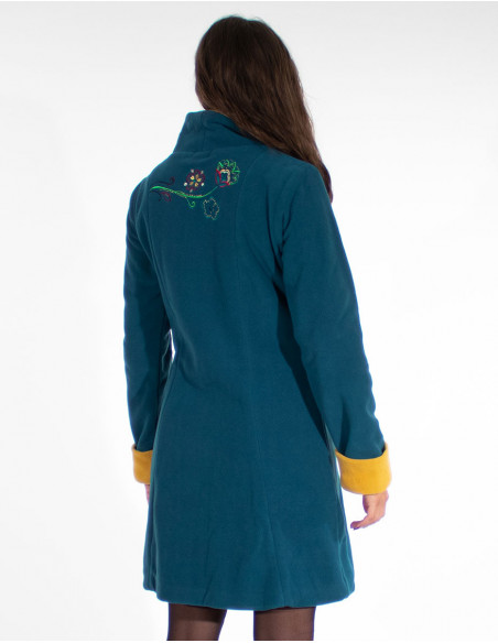 Double Fleece Polyester Knit Coat