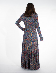 Long Dress Viscose Doublee Printed Gaya 2