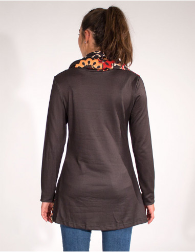 Knitted Tunic 97% Polyester 3% Elastane