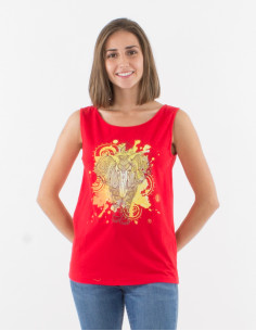 Debardeur Coton Motif Elephant 2