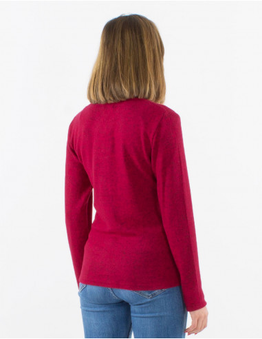 Knitted 74% rayon 21% polyester 5% elastane jacket