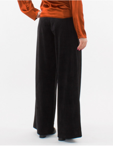 Long polyester dress with l+B53:B59ong sleeves and sari print