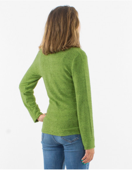 Knitted 74% rayon 21% polyester 5% elastane jacket