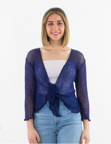 Polyester knitted jacket