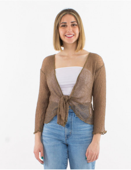 Polyester knitted jacket