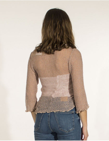 Polyester knitted jacket