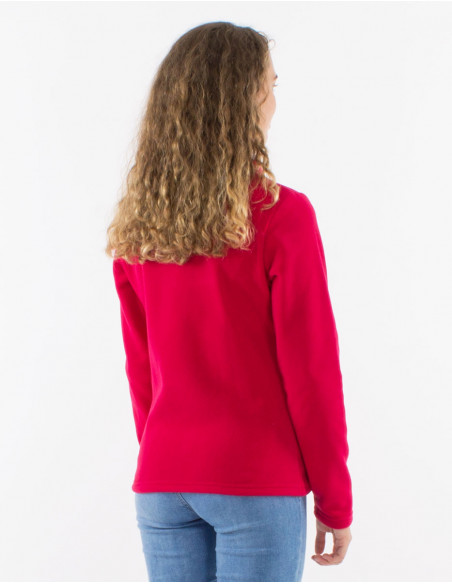 Knitted polyester polar jacket