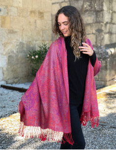 Pack of 10 scarves 55% viscose 45% polyester