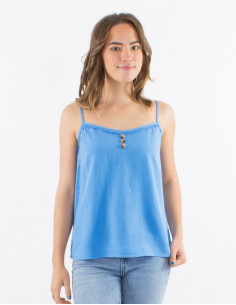 Top 54% lin 46% viscose bretelles 2