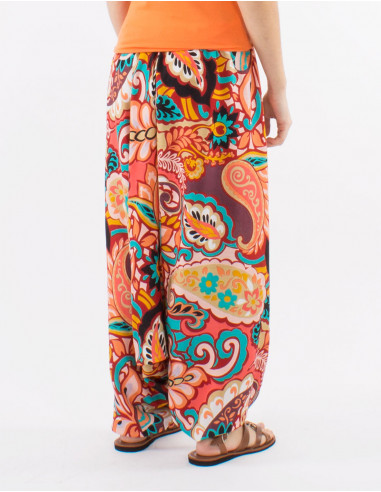 Sarouel viscose 3 en 1 imprimé Antalya