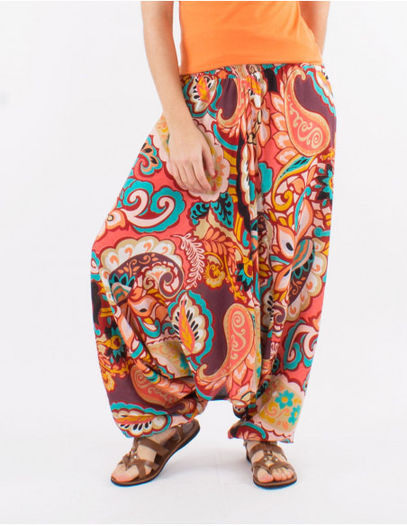 Sarouel viscose 3 en 1 imprimé Antalya