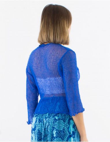 Polyester knitted jacket