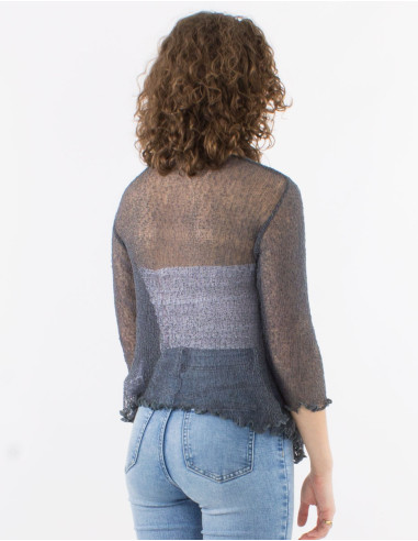 Polyester knitted jacket