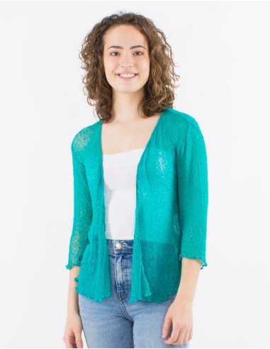 Polyester knitted jacket