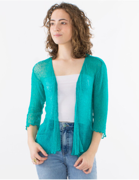 Polyester knitted jacket