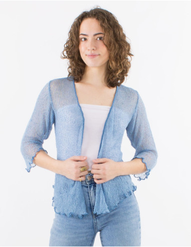 Polyester knitted jacket