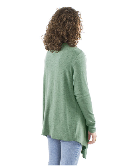 Veste maille 74% viscose 21% polyester 5% élasthanne