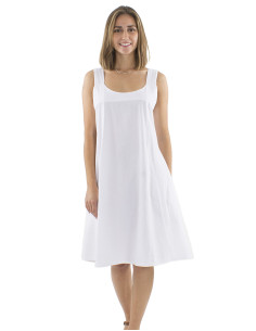 Robe coton uni larges bretelles sw 2