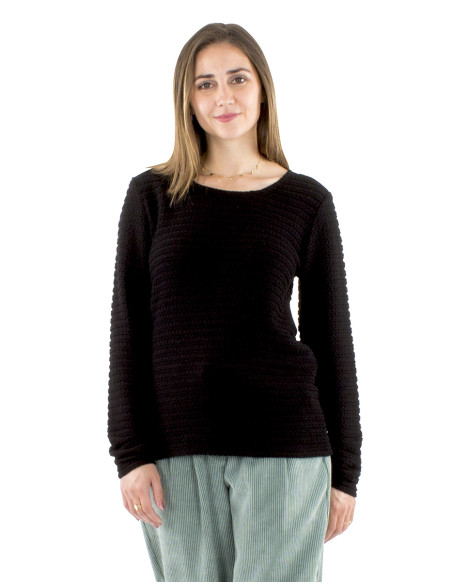 70% viscose 25% polyester 5% elastane Jacquart pullover