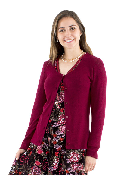 Knitted 74% rayon 21% polyester 5% elastane jacket