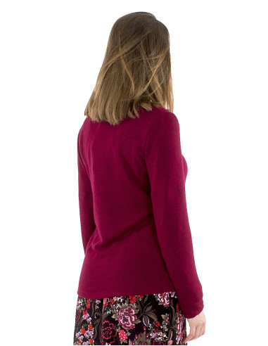 Knitted 74% rayon 21% polyester 5% elastane jacket